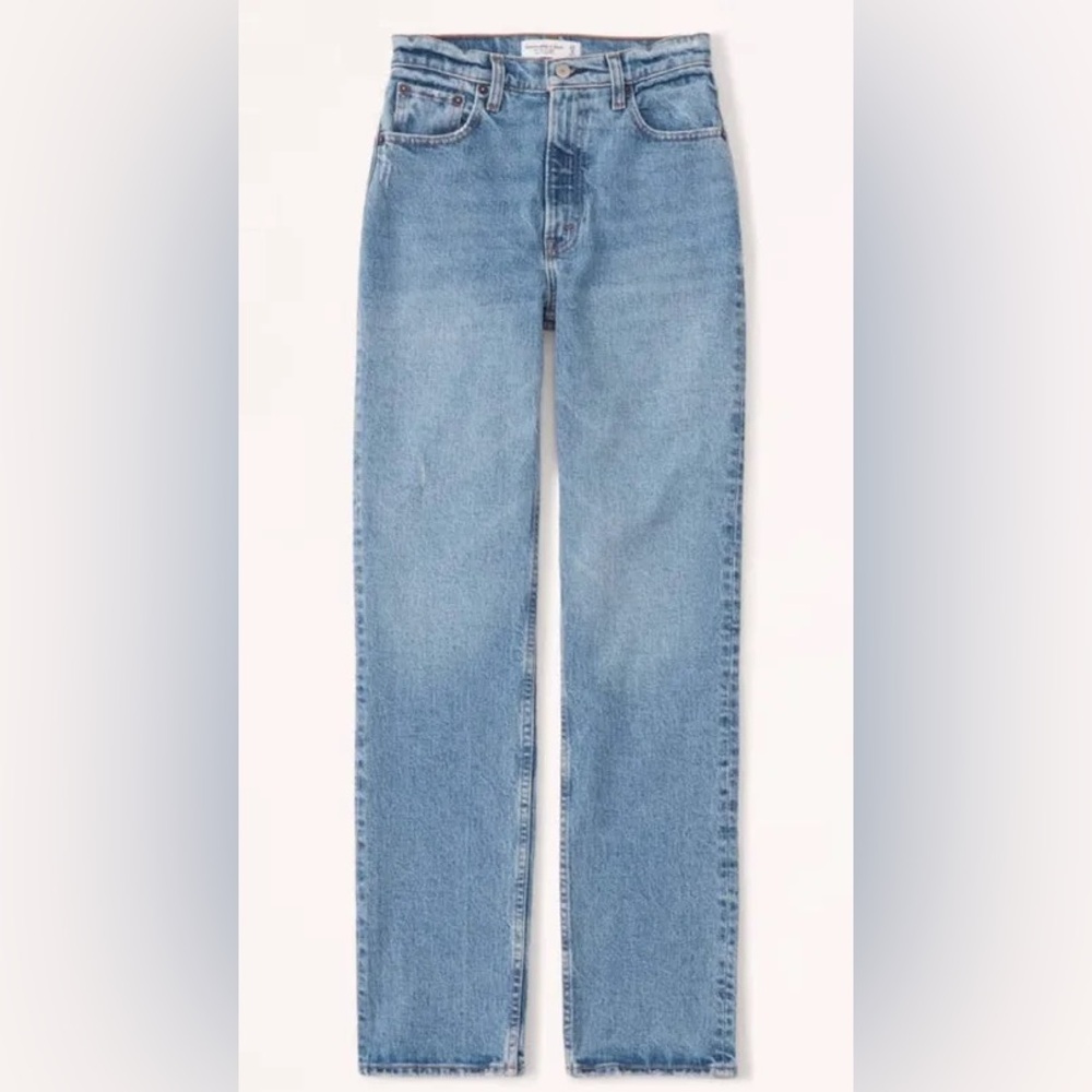 Abercrombie & Fitch Ultra High Rise 90s Straight Jean
